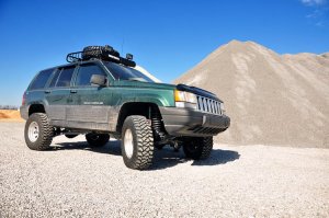 Jeep Grand Cherokee Suspension Lift Kit - Rough Country - 4 Inch, Long Arm - '93-'98 Jeep Grand Cherokee Suspension Lift Kit - Rough Country - 4 Inch, Long Arm - '93-'98